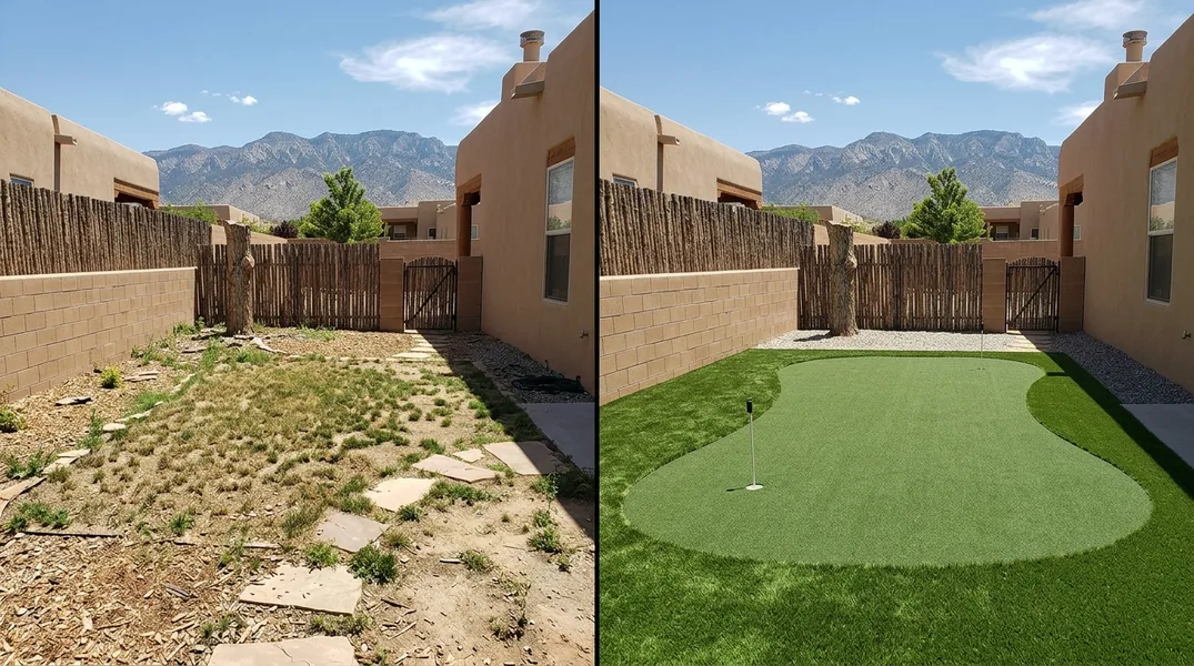 Albuquerque Artificial Grass Cost Guide 2026: Backyards, Pet Turf and Putting Greens