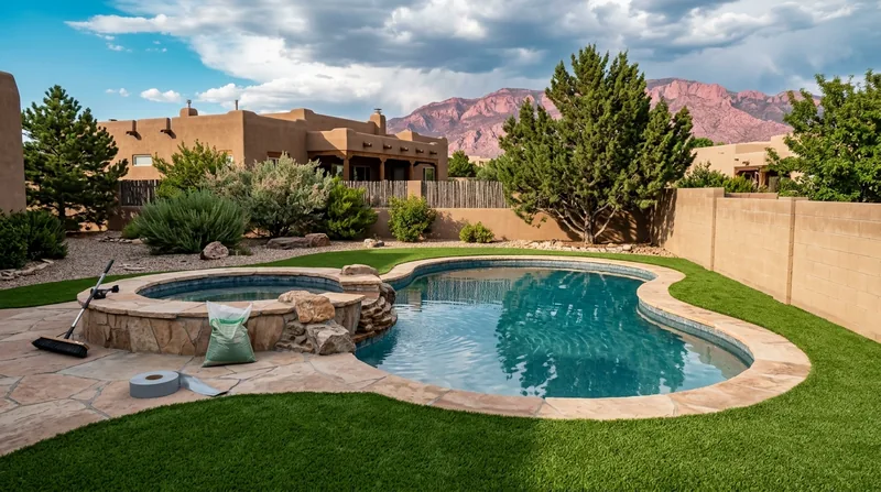 Pool Surround Turf Albuquerque