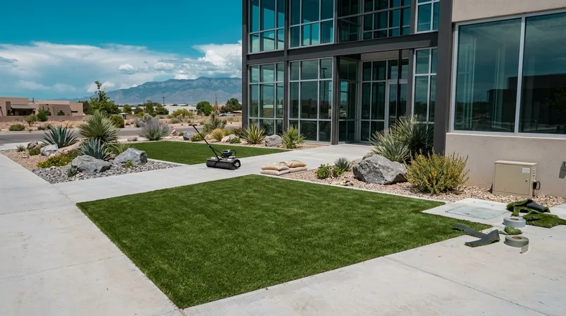 Commercial Artificial Grass Installation Albuquerque